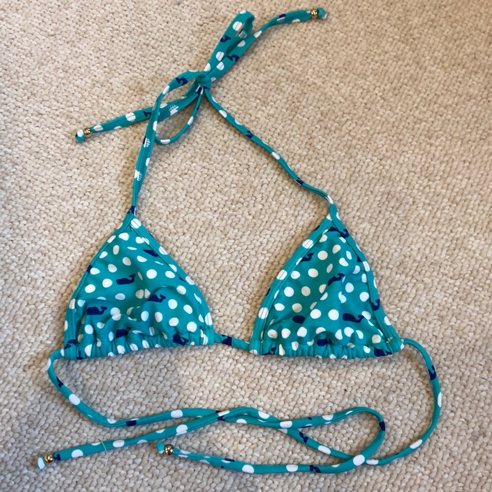 Vineyard vines halter bikini top